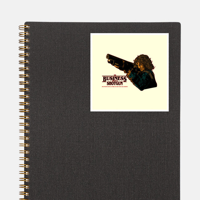 Business End-None-Glossy-Sticker-AndreusD