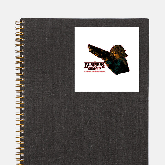 Business End-None-Glossy-Sticker-AndreusD