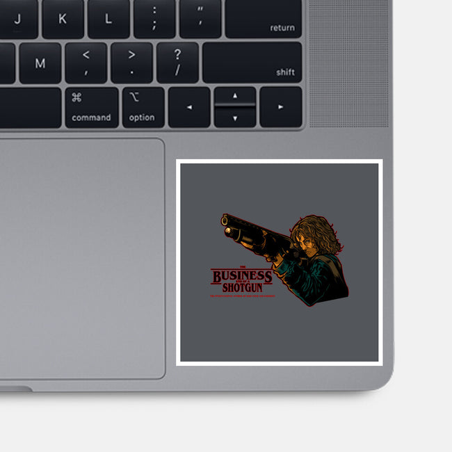 Business End-None-Glossy-Sticker-AndreusD