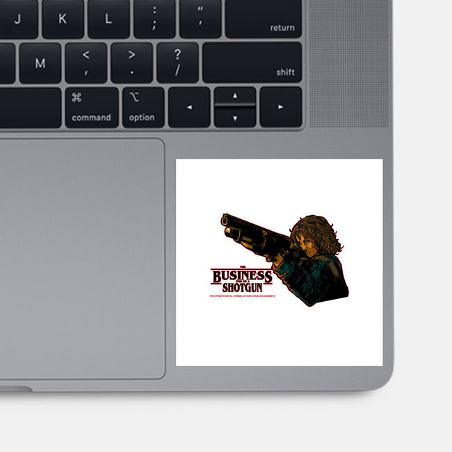 Business End-None-Glossy-Sticker-AndreusD