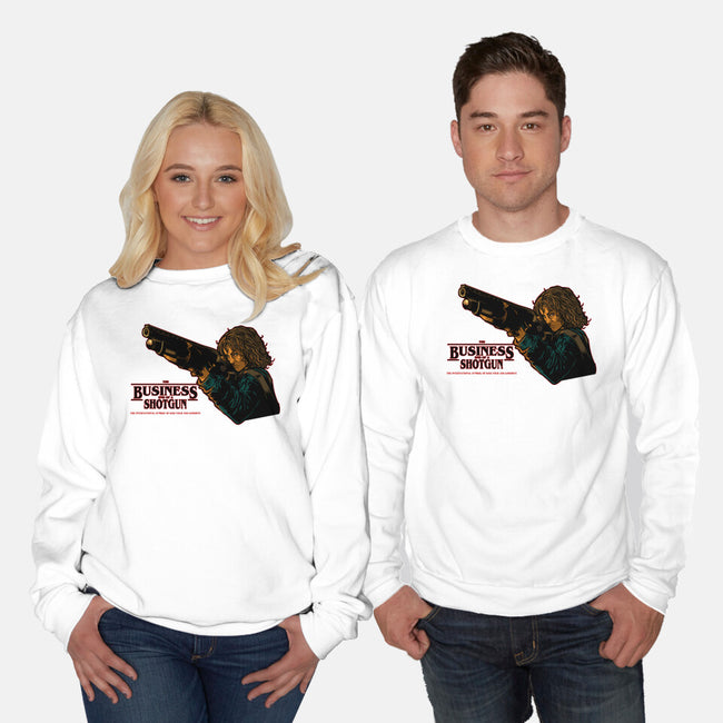 Business End-Unisex-Crew Neck-Sweatshirt-AndreusD