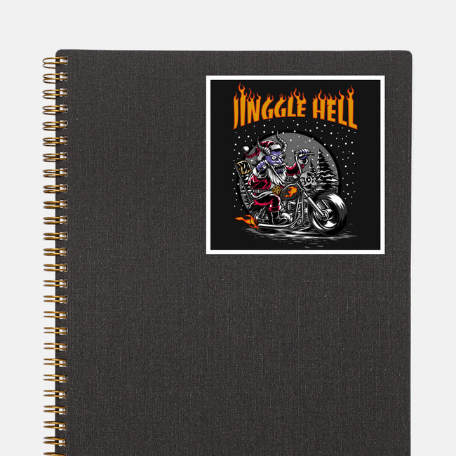 Jinggle Hell-None-Glossy-Sticker-joerawks