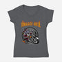 Jinggle Hell-Womens-V-Neck-Tee-joerawks