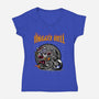 Jinggle Hell-Womens-V-Neck-Tee-joerawks