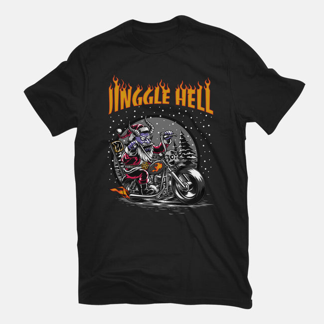 Jinggle Hell-Womens-Fitted-Tee-joerawks