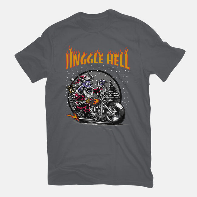 Jinggle Hell-Womens-Fitted-Tee-joerawks