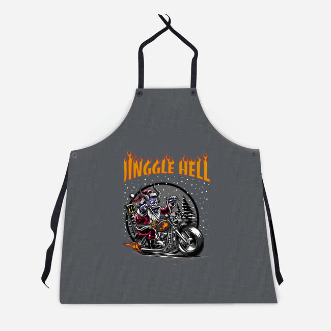 Jinggle Hell-Unisex-Kitchen-Apron-joerawks