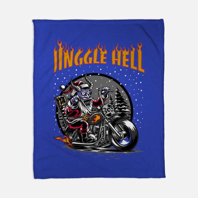 Jinggle Hell-None-Fleece-Blanket-joerawks