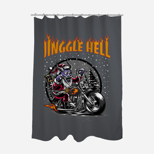 Jinggle Hell-None-Polyester-Shower Curtain-joerawks
