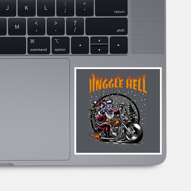 Jinggle Hell-None-Glossy-Sticker-joerawks