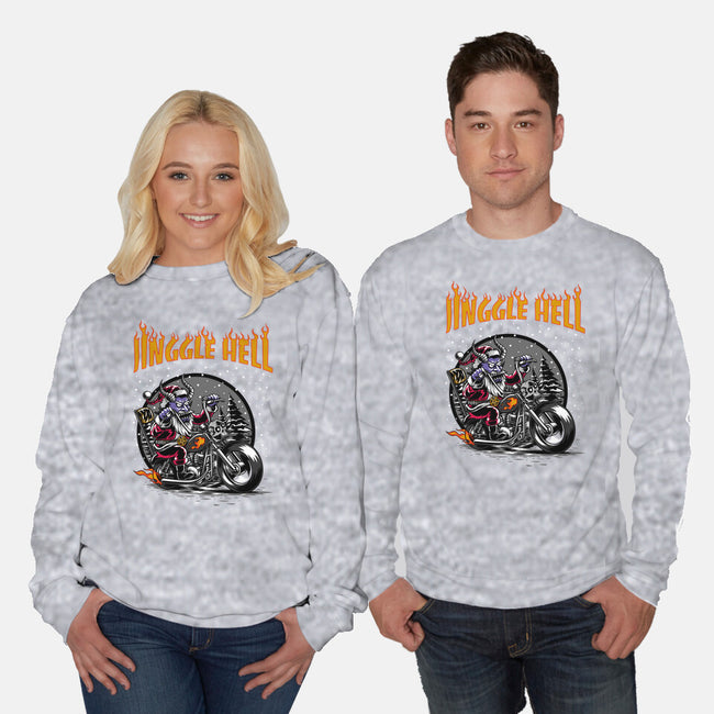Jinggle Hell-Unisex-Crew Neck-Sweatshirt-joerawks