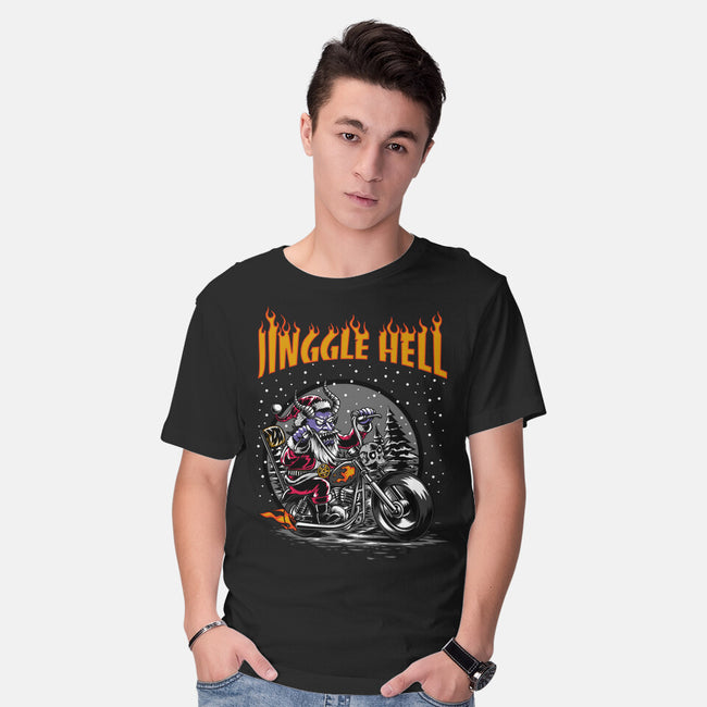 Jinggle Hell-Mens-Basic-Tee-joerawks