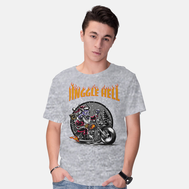 Jinggle Hell-Mens-Basic-Tee-joerawks