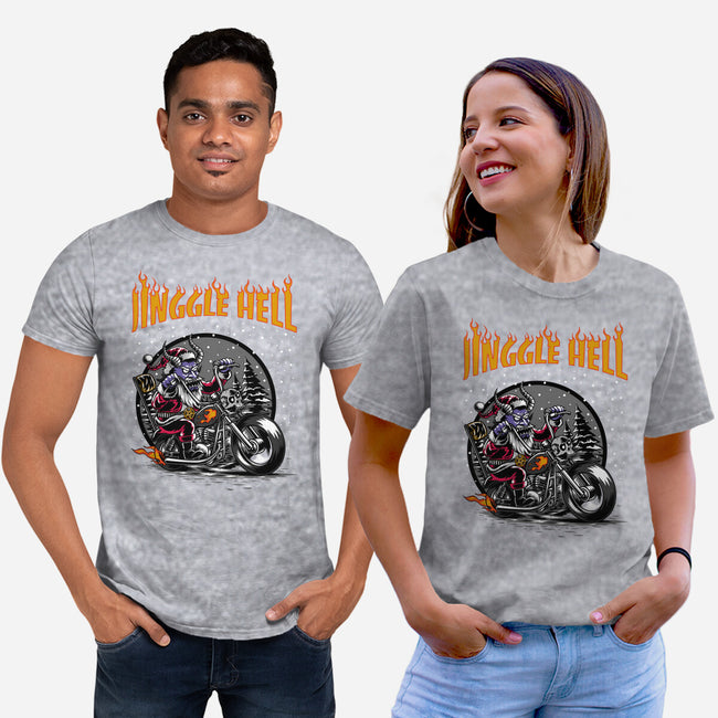 Jinggle Hell-Unisex-Basic-Tee-joerawks
