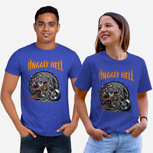 Jinggle Hell-Unisex-Basic-Tee-joerawks