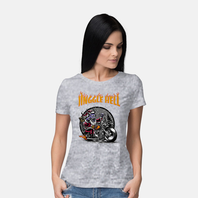 Jinggle Hell-Womens-Basic-Tee-joerawks