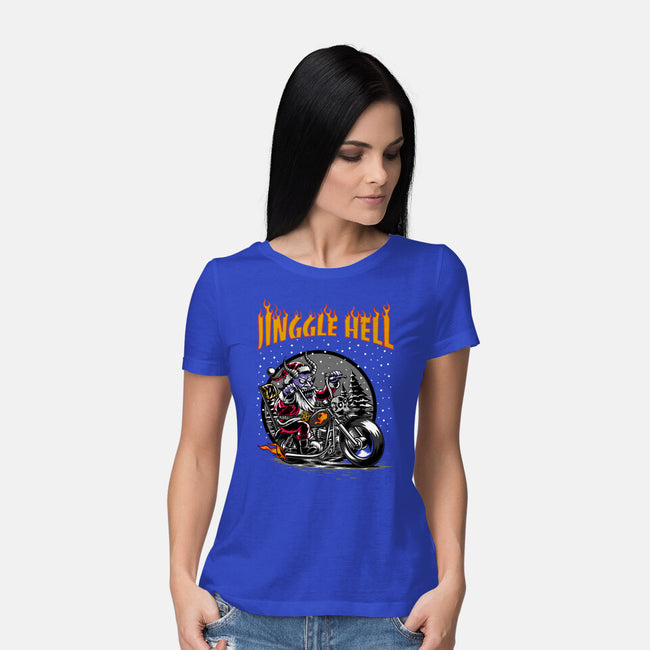 Jinggle Hell-Womens-Basic-Tee-joerawks