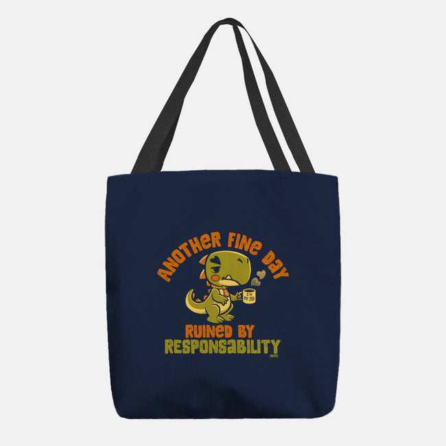 Another Fine Day Ruined-None-Basic Tote-Bag-worlddominationforcats