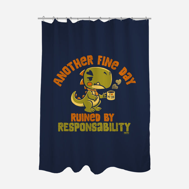 Another Fine Day Ruined-None-Polyester-Shower Curtain-worlddominationforcats