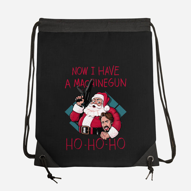 Now I Have A Machinegun-None-Drawstring-Bag-Tronyx79