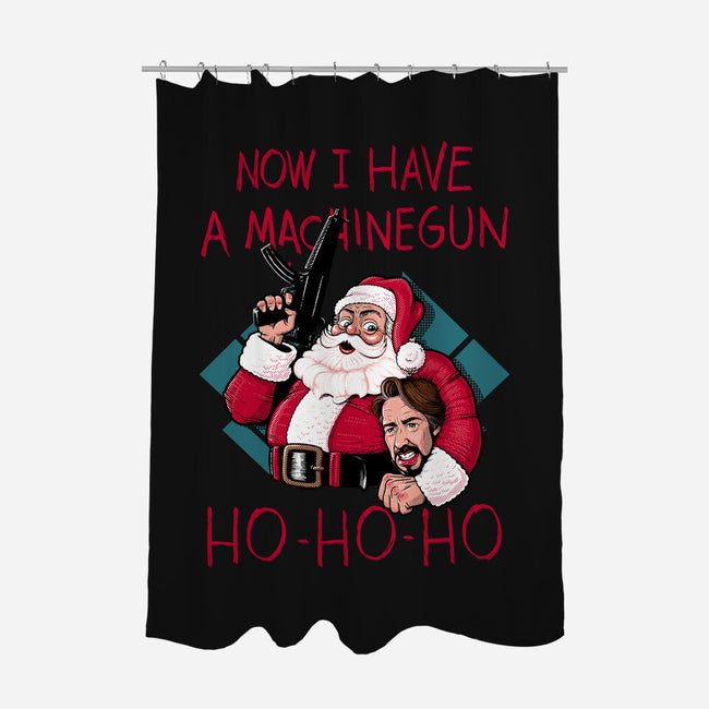 Now I Have A Machinegun-None-Polyester-Shower Curtain-Tronyx79