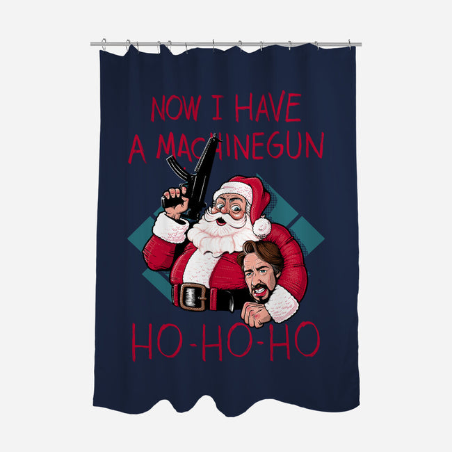 Now I Have A Machinegun-None-Polyester-Shower Curtain-Tronyx79