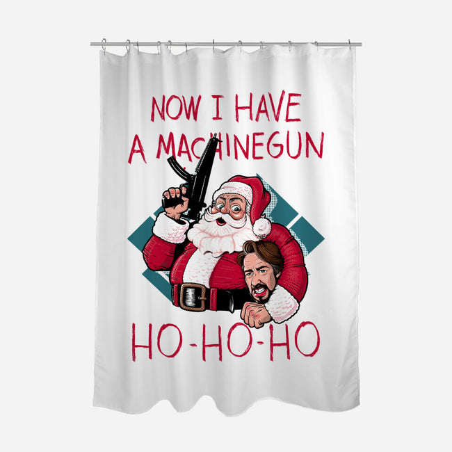 Now I Have A Machinegun-None-Polyester-Shower Curtain-Tronyx79
