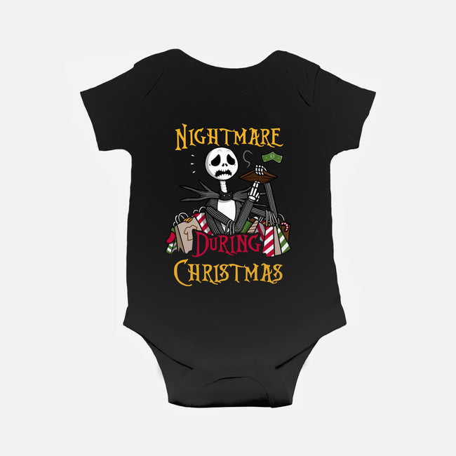 The Christmas Nightmare-Baby-Basic-Onesie-Raffiti