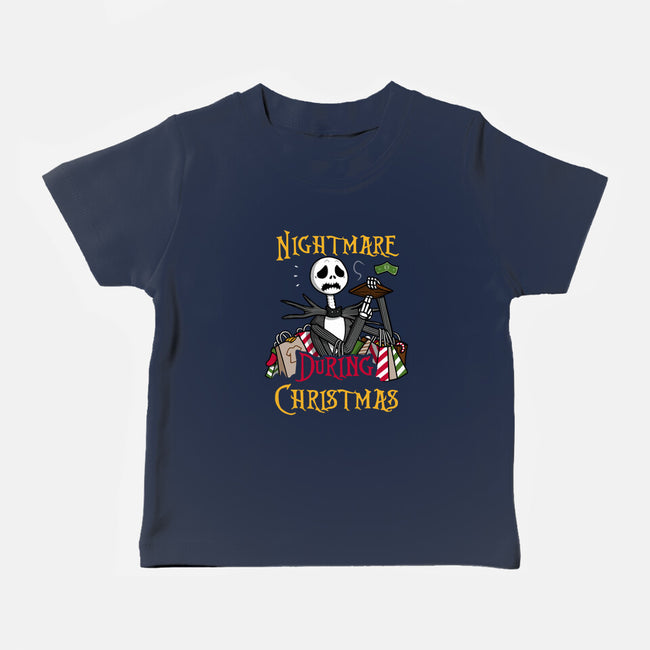 The Christmas Nightmare-Baby-Basic-Tee-Raffiti