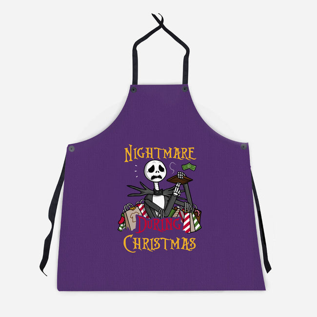 The Christmas Nightmare-Unisex-Kitchen-Apron-Raffiti