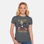 The Christmas Nightmare-Womens-Fitted-Tee-Raffiti