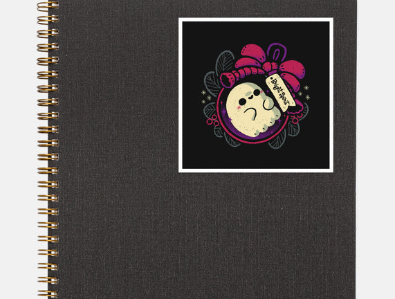 Cute Ghost In Christmas Bauble