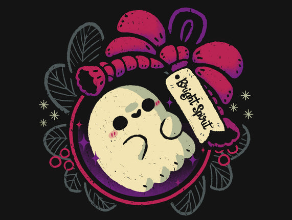Cute Ghost In Christmas Bauble