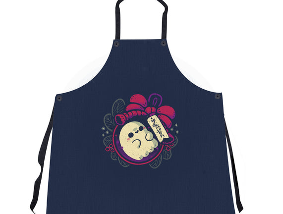 Cute Ghost In Christmas Bauble