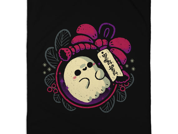 Cute Ghost In Christmas Bauble