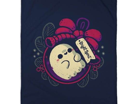 Cute Ghost In Christmas Bauble