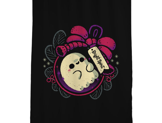 Cute Ghost In Christmas Bauble