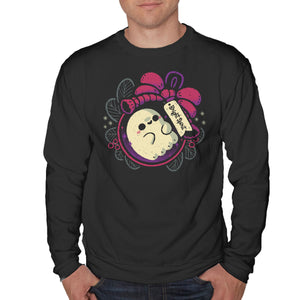 Cute Ghost In Christmas Bauble