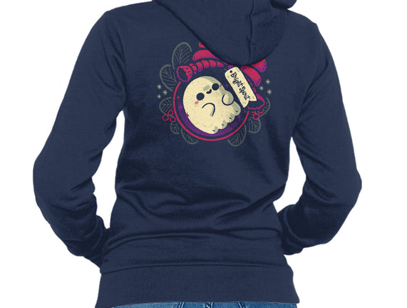 Cute Ghost In Christmas Bauble