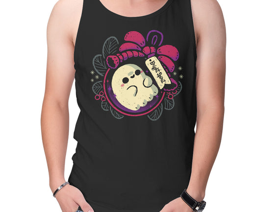 Cute Ghost In Christmas Bauble