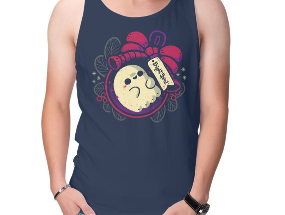 Cute Ghost In Christmas Bauble