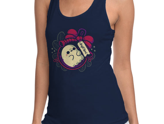 Cute Ghost In Christmas Bauble