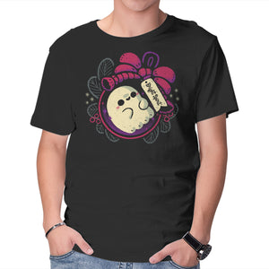 Cute Ghost In Christmas Bauble