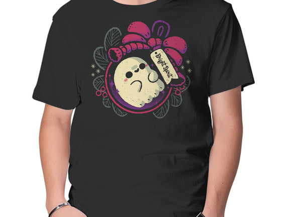 Cute Ghost In Christmas Bauble