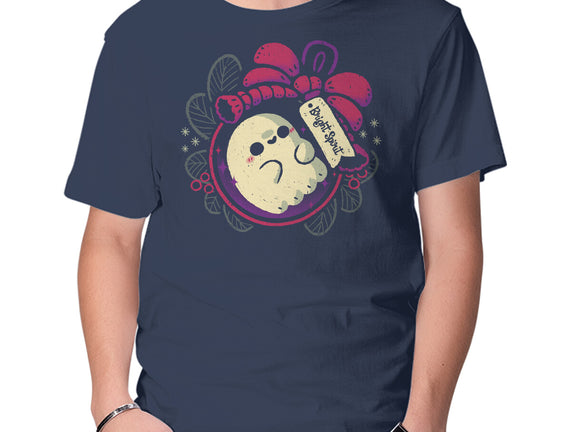 Cute Ghost In Christmas Bauble