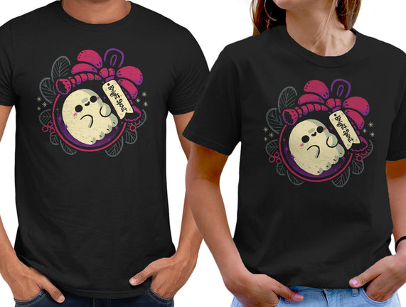 Cute Ghost In Christmas Bauble