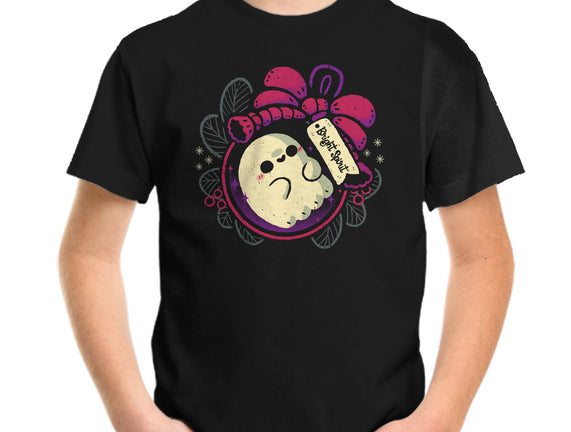 Cute Ghost In Christmas Bauble