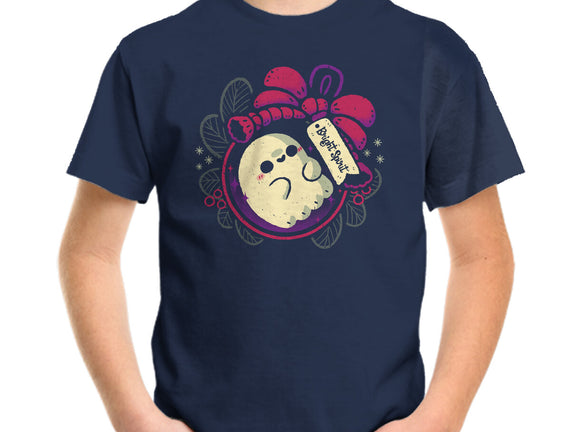 Cute Ghost In Christmas Bauble