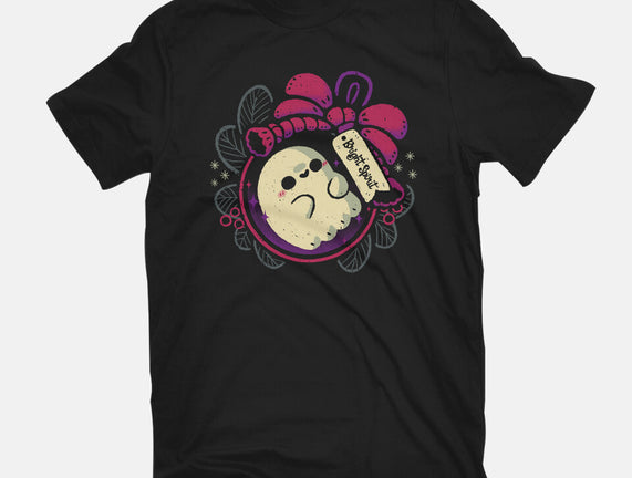 Cute Ghost In Christmas Bauble