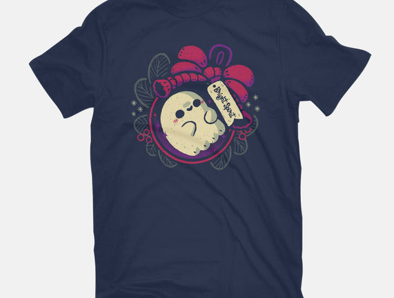 Cute Ghost In Christmas Bauble